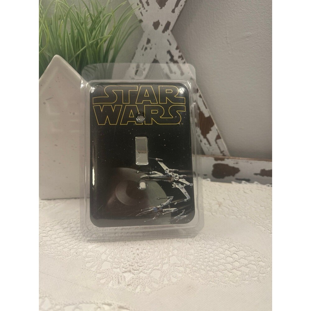 Star Wars Light Switch Cover X Wing Fighter Death Star